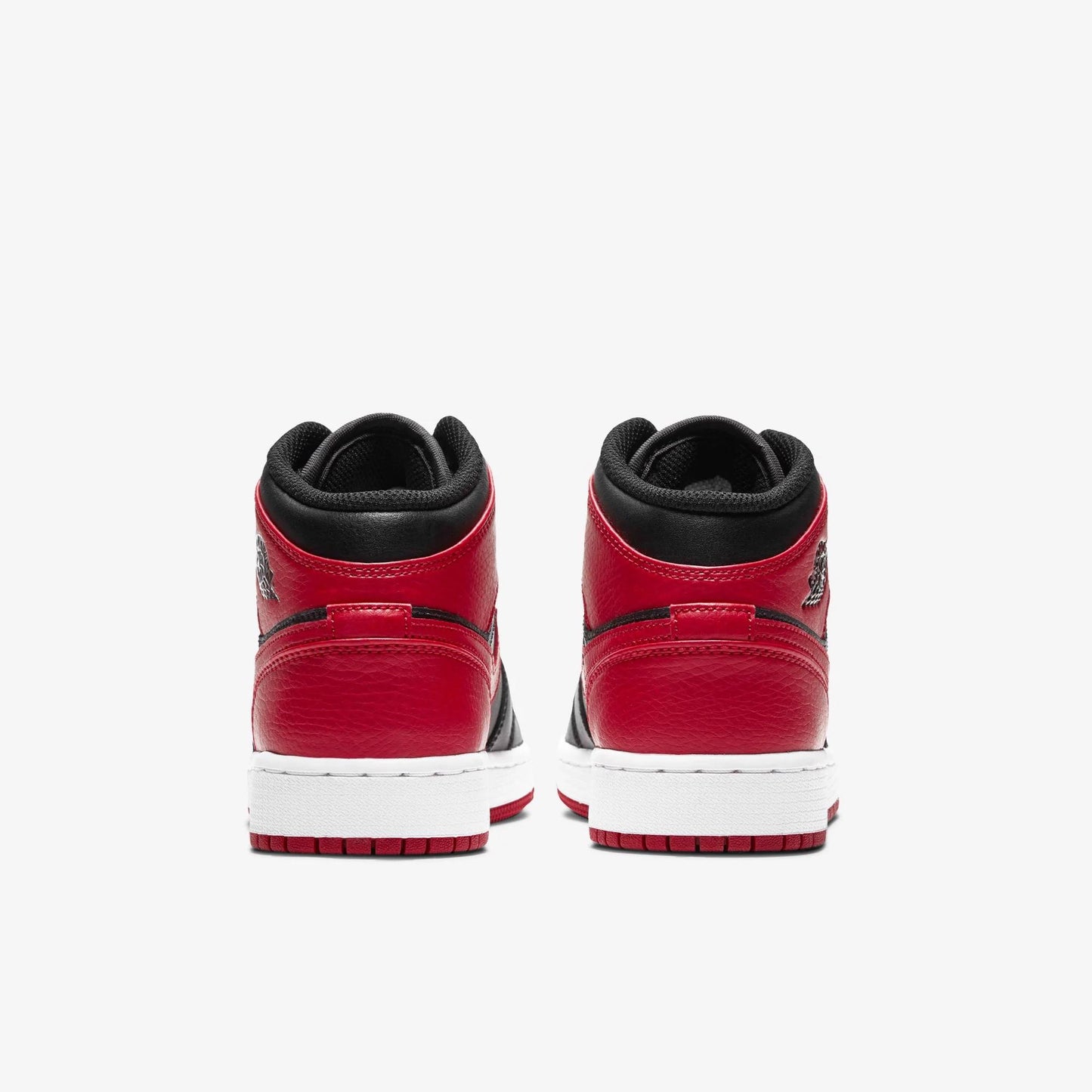 NIKE AIR JORDAN 1 MID GS - BLACK/RED