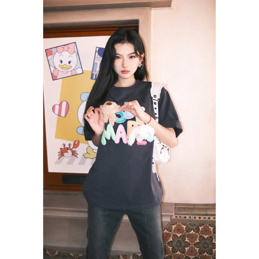 13DE MARZO T-SHIRT BALLOON BLACK BLANKROOM