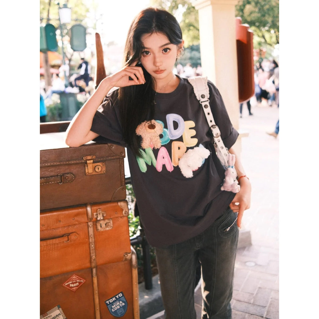 13DE MARZO T-SHIRT BALLOON BLACK BLANKROOM