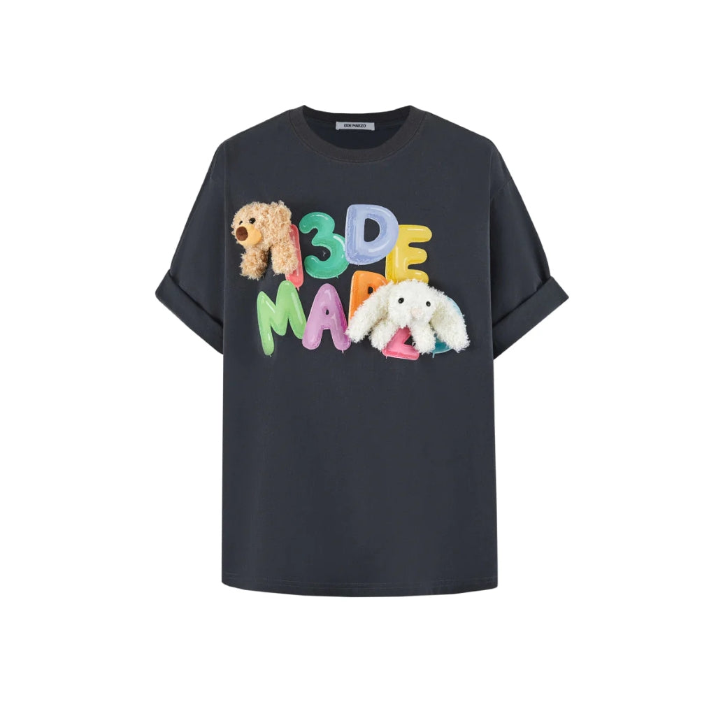 13DE MARZO T-SHIRT BALLOON BLACK BLANKROOM