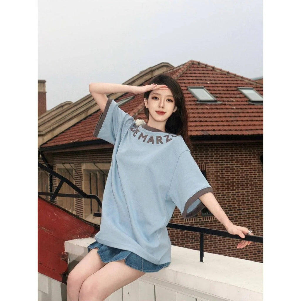 13DE MARZO T-SHIRT ROUNECK BLUE BLANKROOM