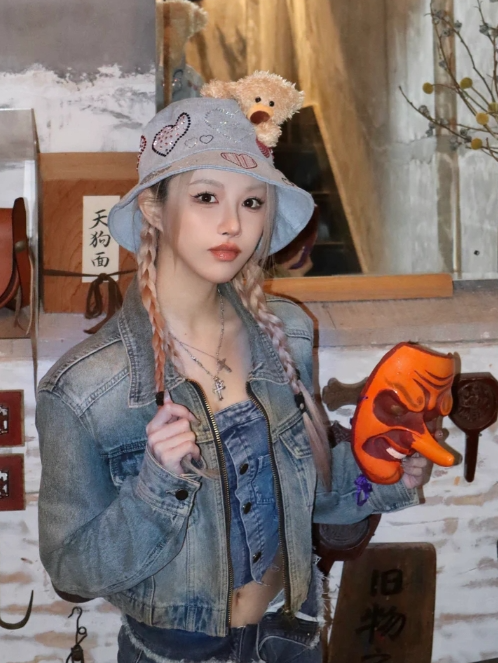 13De Marzo Bucket Hat Blue BlankRoom