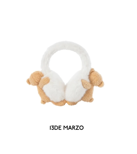 13De Marzo Earmuff White BlankRoom