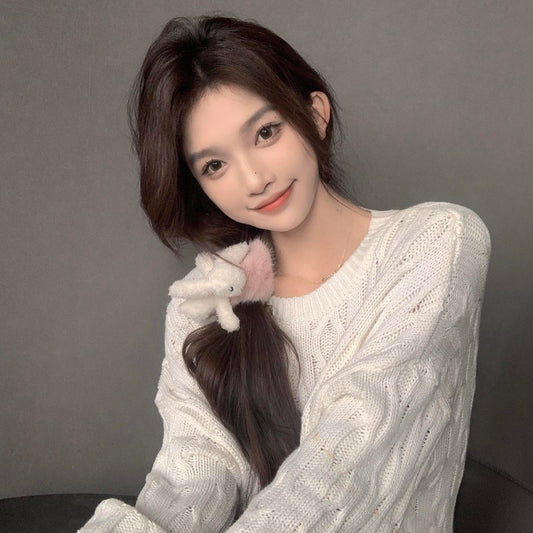 13De Marzo Hair Tie Pink BlankRoom