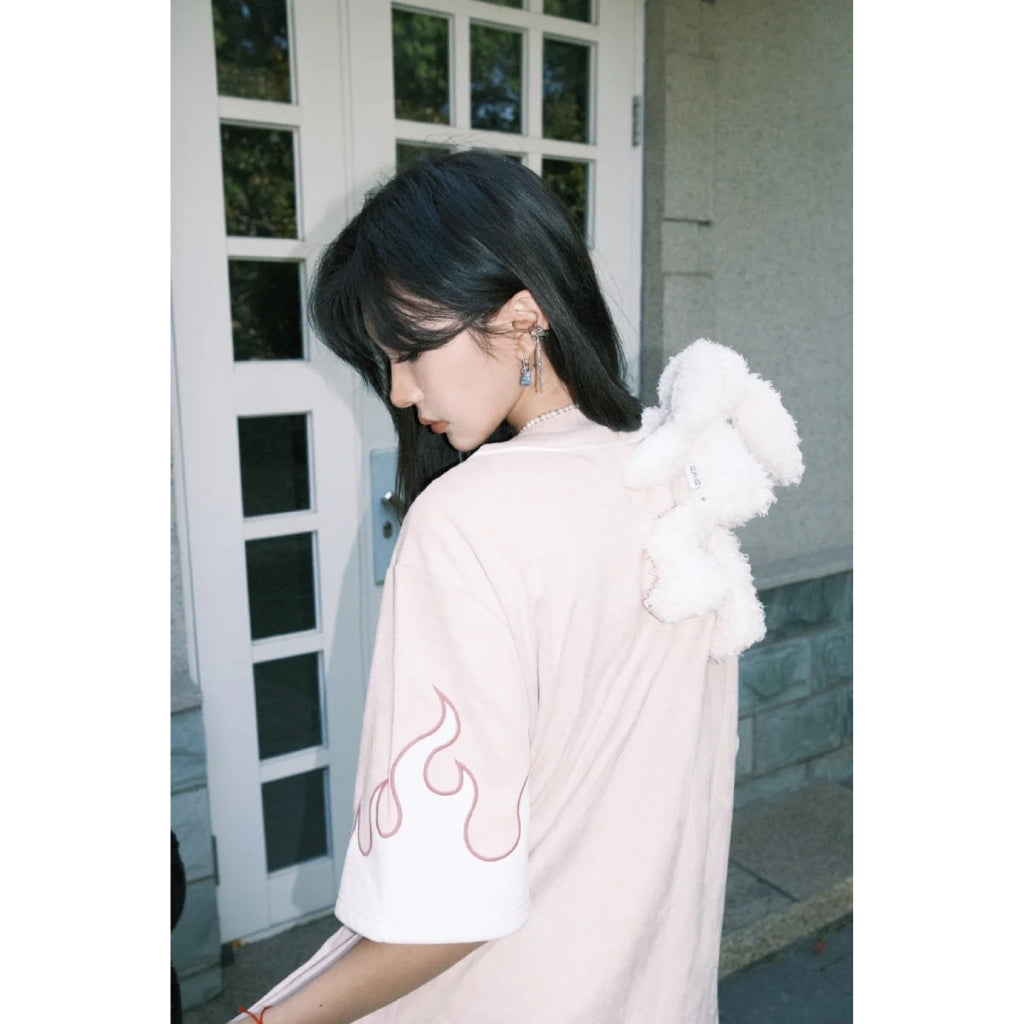 13De Marzo Shirt Flame Pink BlankRoom