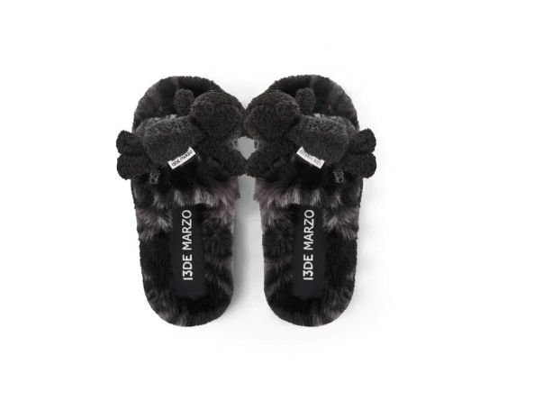 13De Marzo Slipper Black BlankRoom