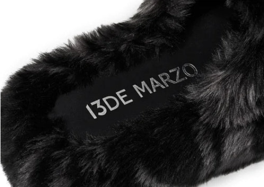 13De Marzo Slipper Black BlankRoom