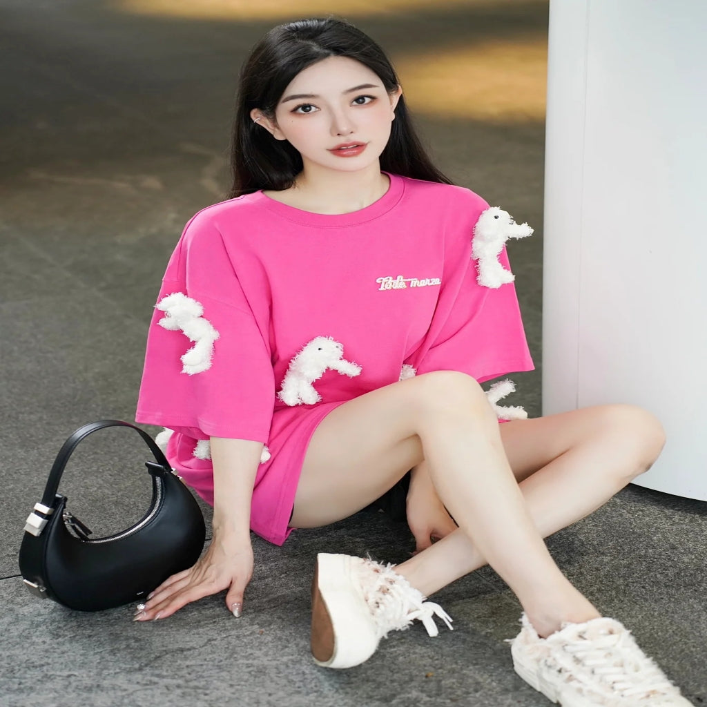 13De Marzo T-Shirt Doozo Pink BlankRoom