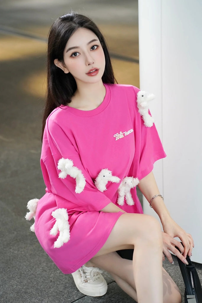 13De Marzo T-Shirt Doozo Pink BlankRoom