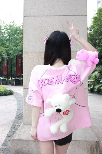 13De Marzo T-Shirt Hug Squad Pink BlankRoom