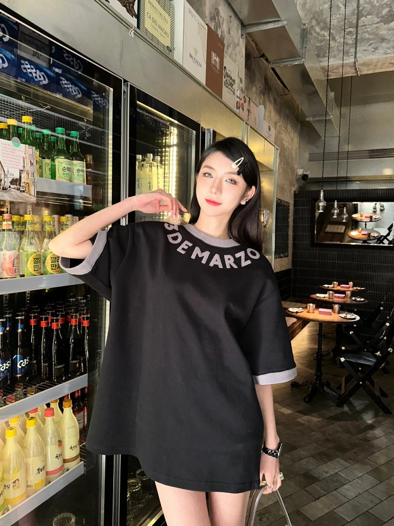 13DE MARZO T-SHIRT ROUND NECK BLACK BLANKROOM