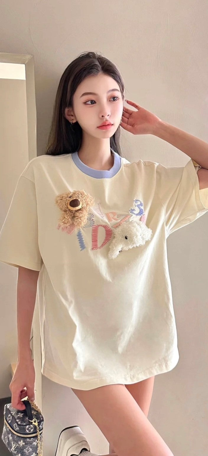 áo thun 13De Marzo Doozoo Crayon Logo T-Shirt White authentic blankroom hà nội, việt nam.
