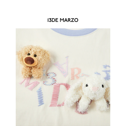 áo thun 13De Marzo Doozoo Crayon Logo T-Shirt White blankroom hà nội, việt nam.