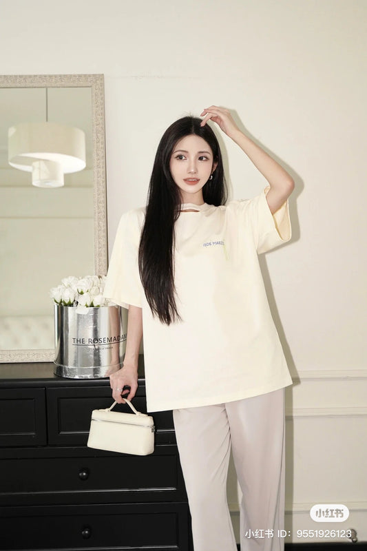 13DE MARZO Doozoo Logo Colored Line T-Shirt White