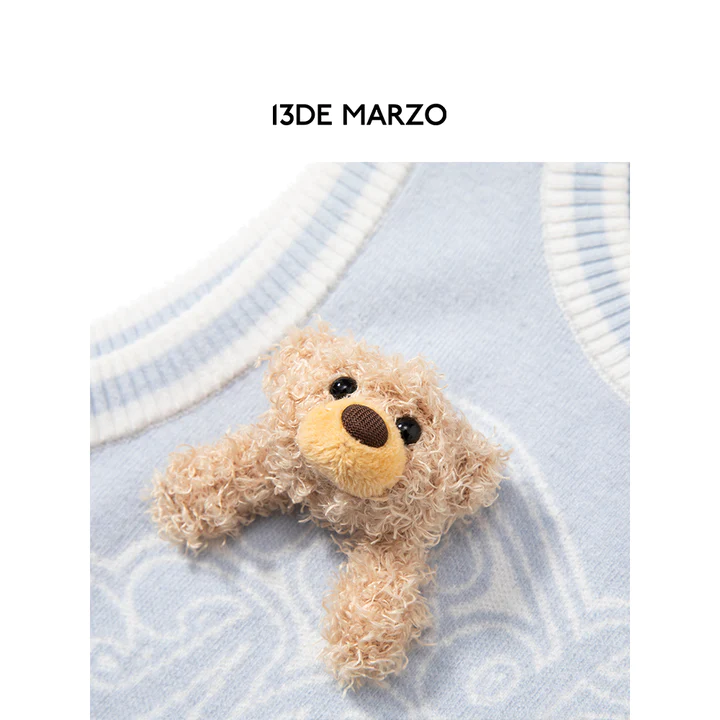 áo ba lỗ 13De Marzo Doozoo Weave Knit TankTop Blue Authentic Hà Nội, Việt Nam.