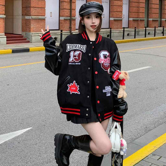 13de marzo x coca-cola bear baseball jacket black blank room hà nội