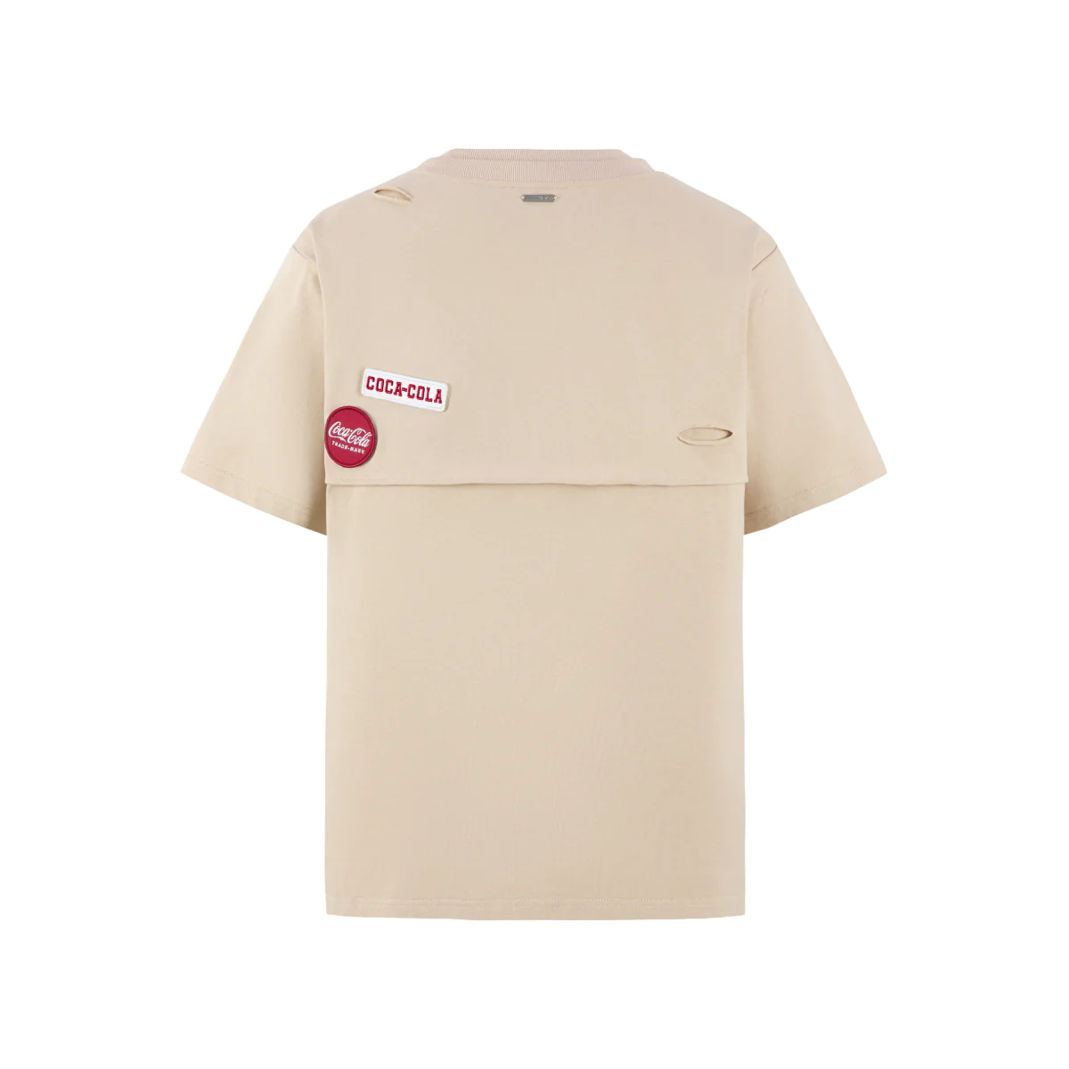 áo thun 13De Marzo X Coca-Cola Bear Layered Logo T-Shirt Khaki BlankRoom Authentic