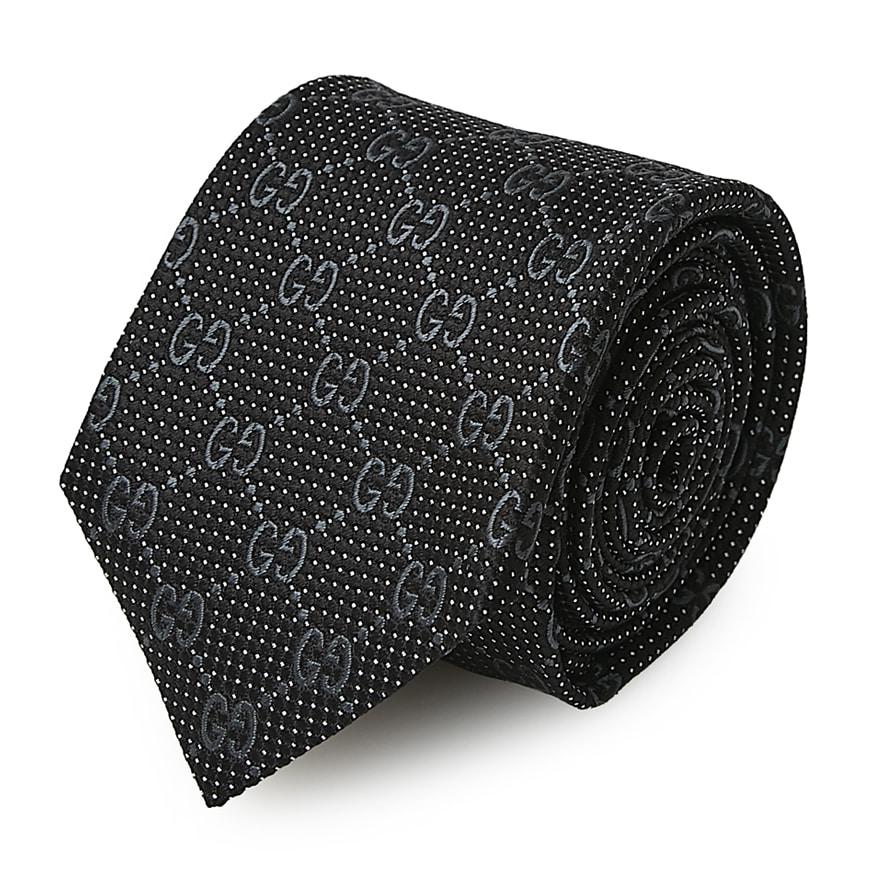 Cà Vạt GUCCI DOUBLE G MONOGRAM TIE BLACK 408865 4E002 1062 Authentic tại Hà Nội, Việt Nam.