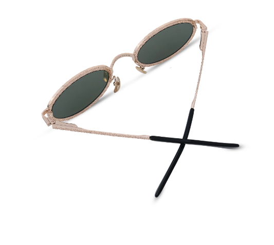 SAINT DE PARIS - THE TOURIST LIGHT ROSE GOLD SUNGLASSES