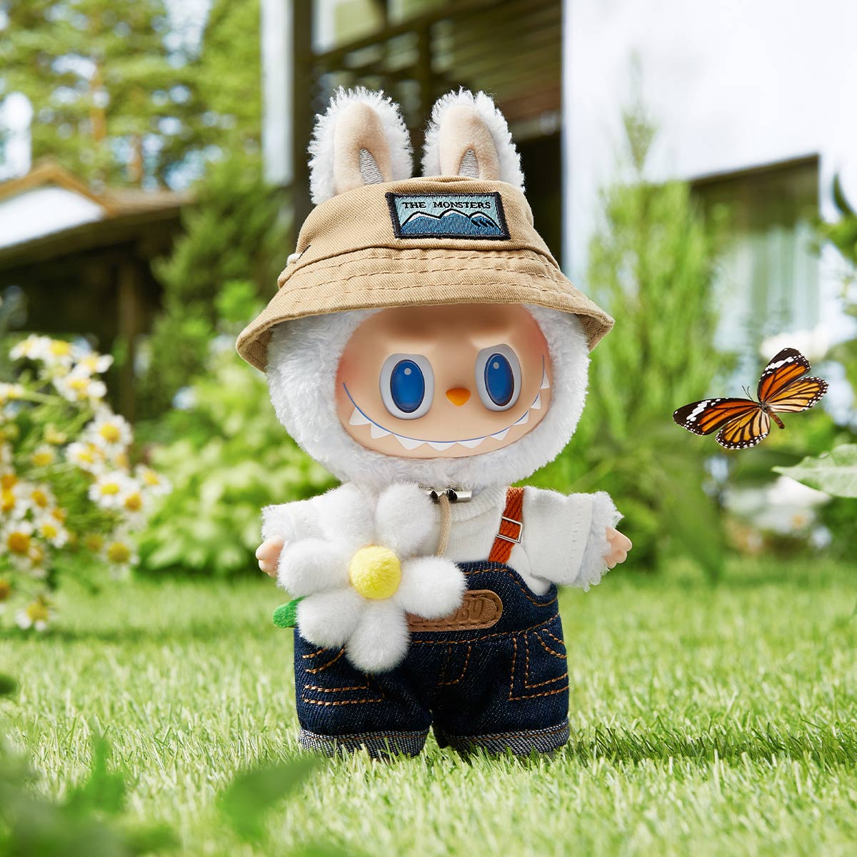 POP MART X LABUBU THE MONSTERS FALL IN WILD SERIES KEYRING