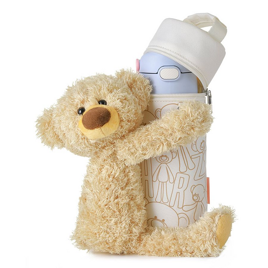 13De Marzo Bear Hug Logo Cover Insulated Cup FR24Q88130030 hàng hiệu chính hãng Authentic có tại BlankRoom Hà Nội, Việt Nam.
