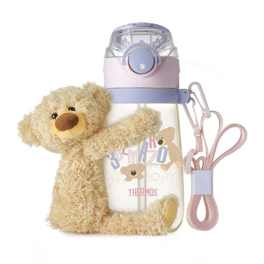 13De Marzo Bear Straw Cup Pink FR24Q88120050 480ml hàng hiệu chính hãng Authentic có tại Blankroom Hà Nội, Việt Nam.