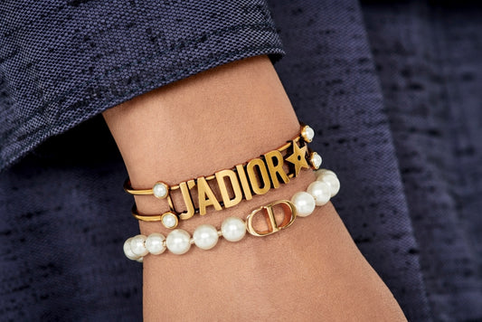 30 MONTAIGNE BRACELET GOLD & WHITE authentic tại blank room hà nội, việt nam