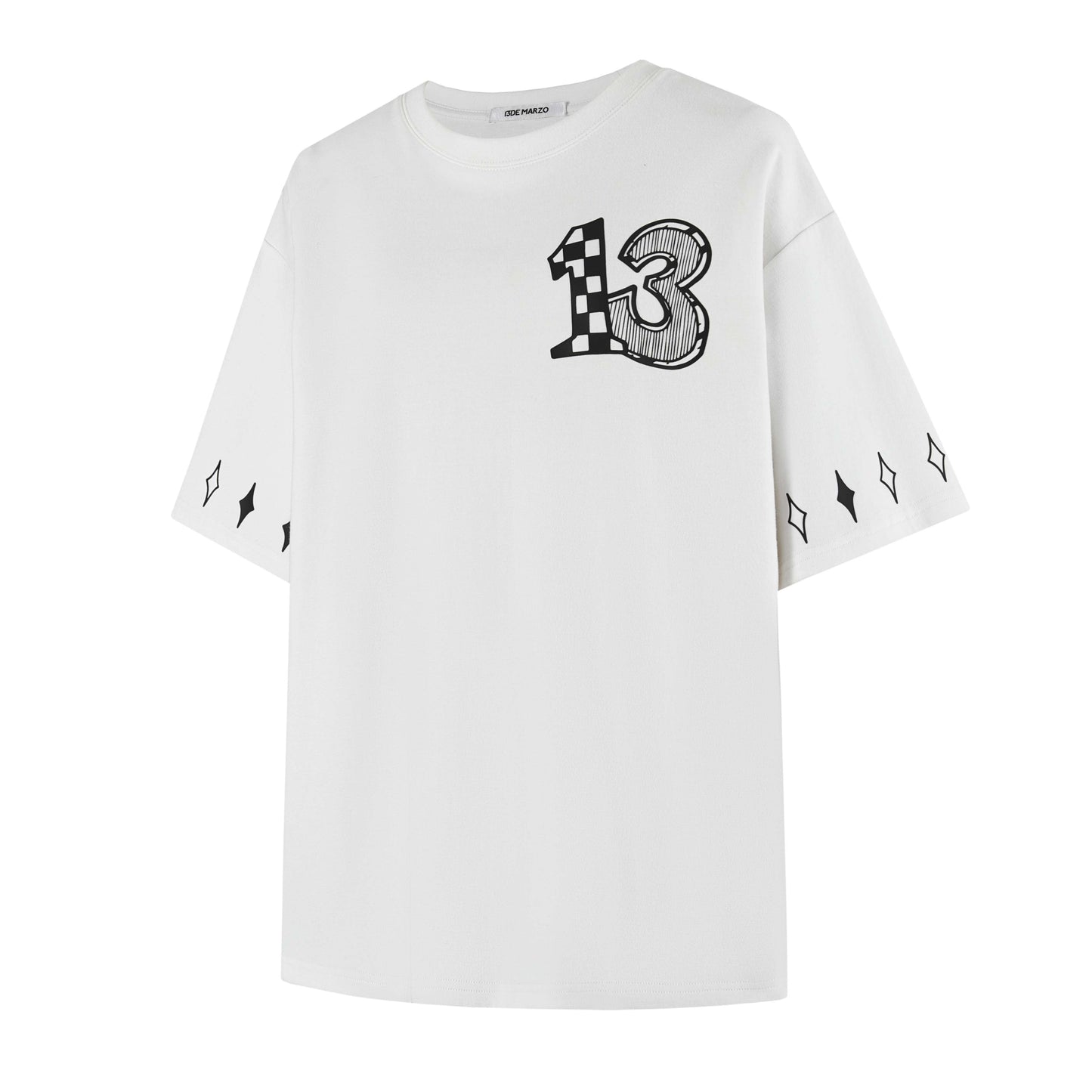 13DE MARZO T-SHIRT DOODLE WHITE (116)