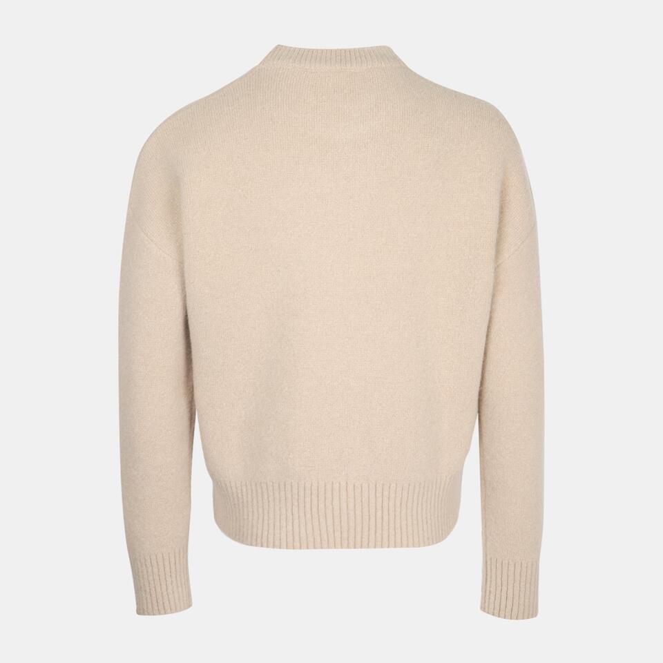 Ami De Coeur Brushed Alpaca Large Logo Sweater BlankRoom