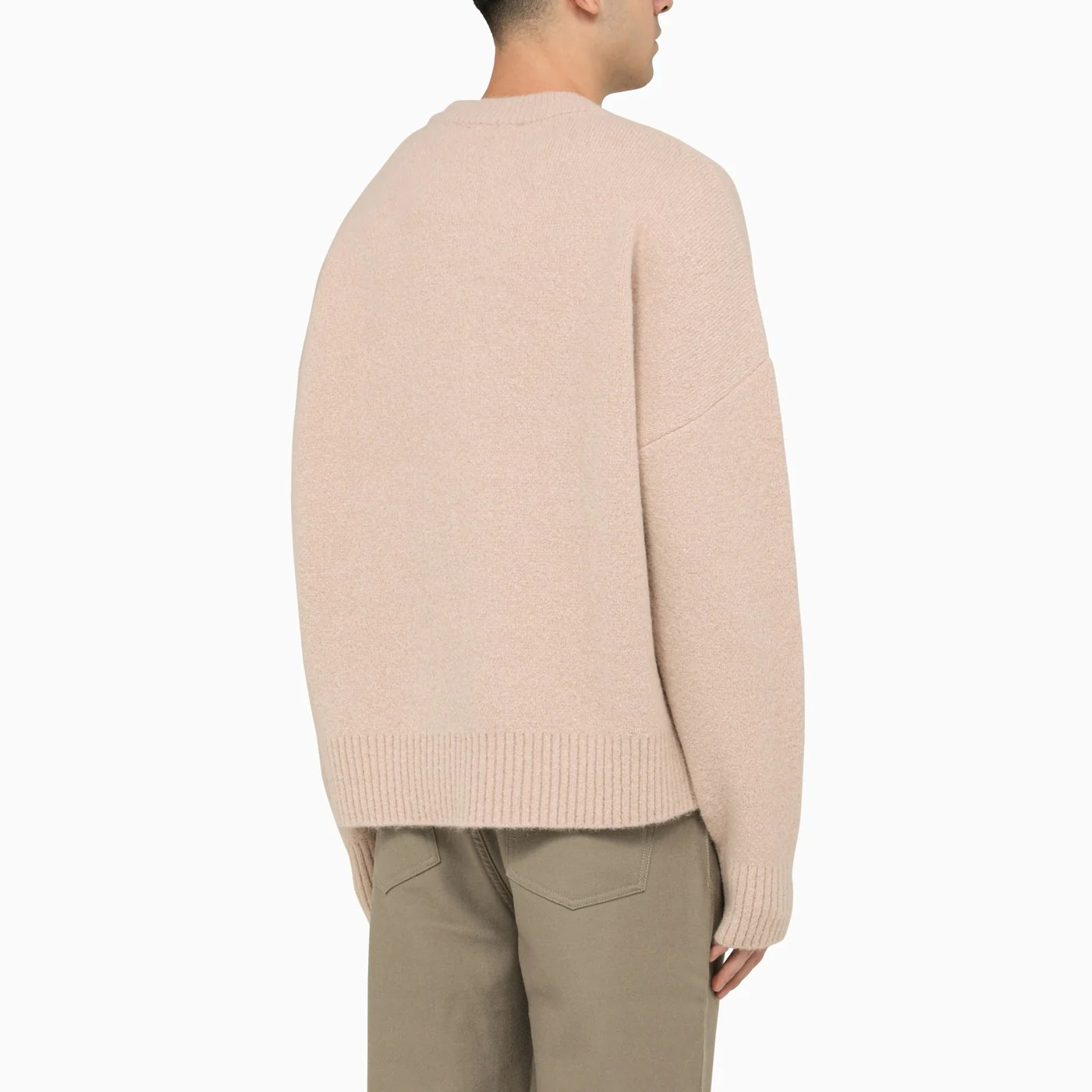 Ami De Coeur Brushed Alpaca Large Logo Sweater BlankRoom