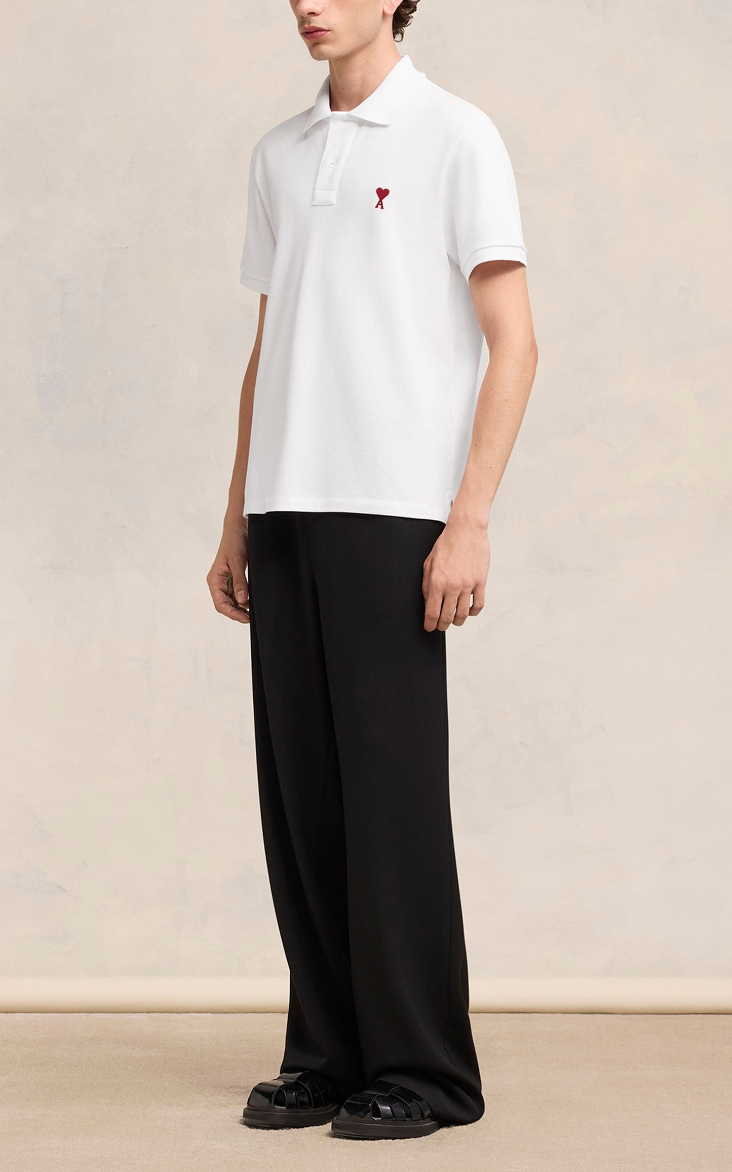 Ami De Coeur White-Red Polo Shirt