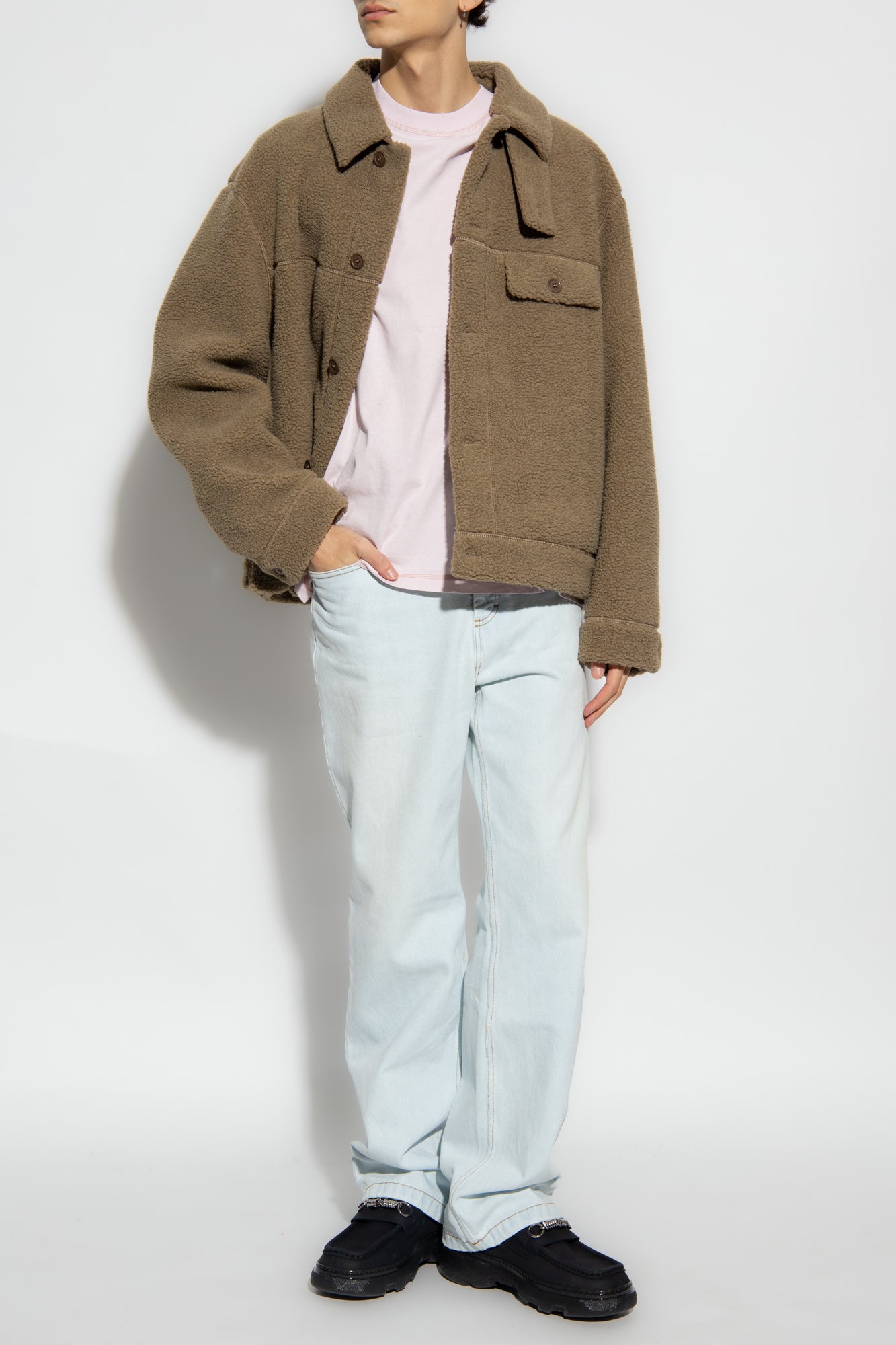 Ami Fade Out Pink Oversize T-Shirt