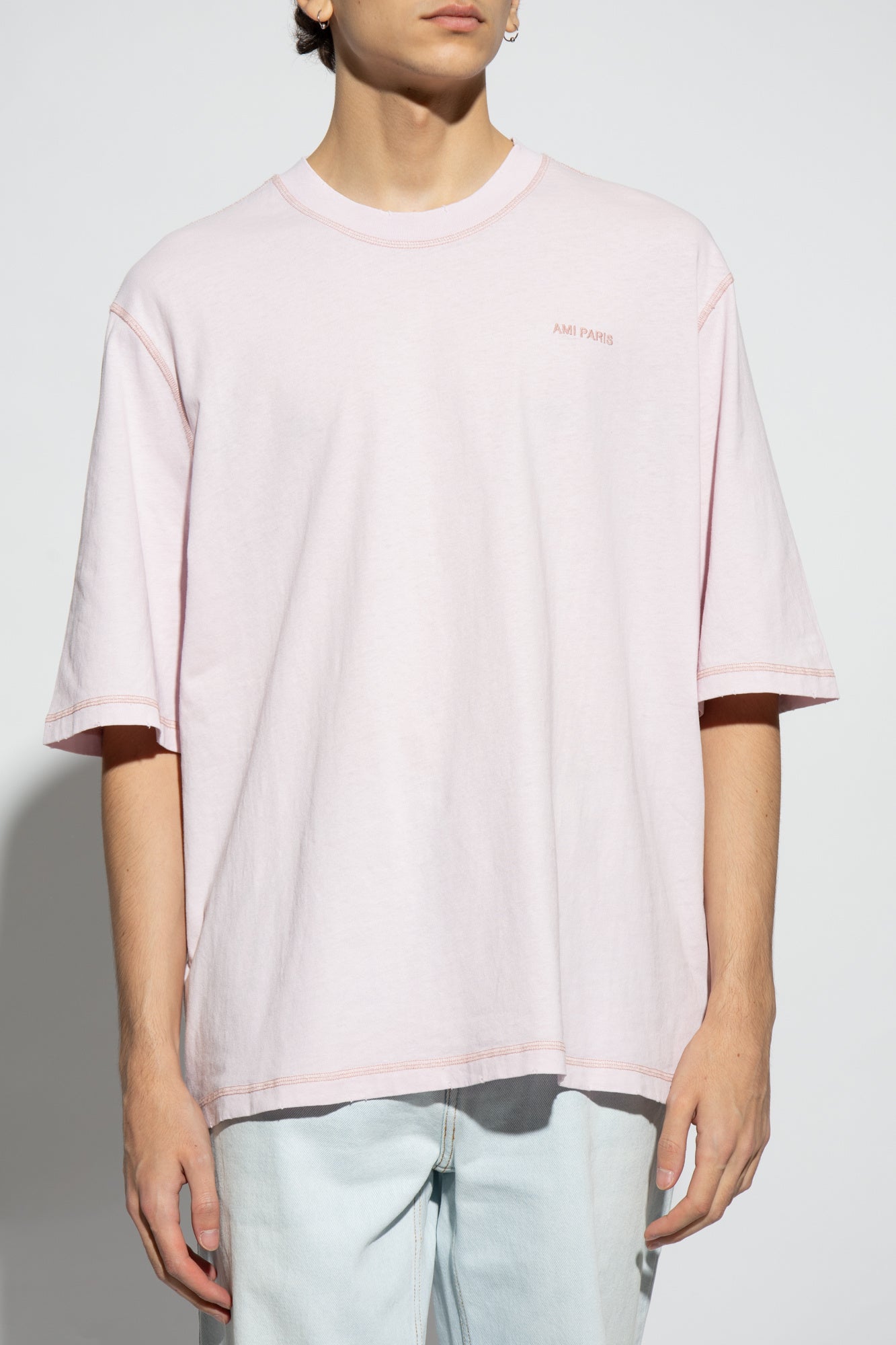 Ami Fade Out Pink Oversize T-Shirt