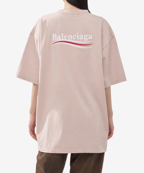 áo thun BALENCIAGA WAVE T-SHIRT PINK 641655TKVJ11764 authentic tại hà nội, sài gòn, tp hcm, việt nam