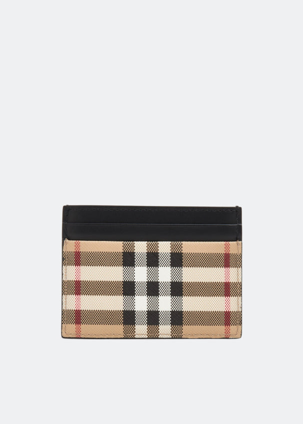 ví đựng thẻ Burberry Vintage Check and Leather Card Case Archive Beige 8065633 authentic tại blankroom hà nội, việt nam