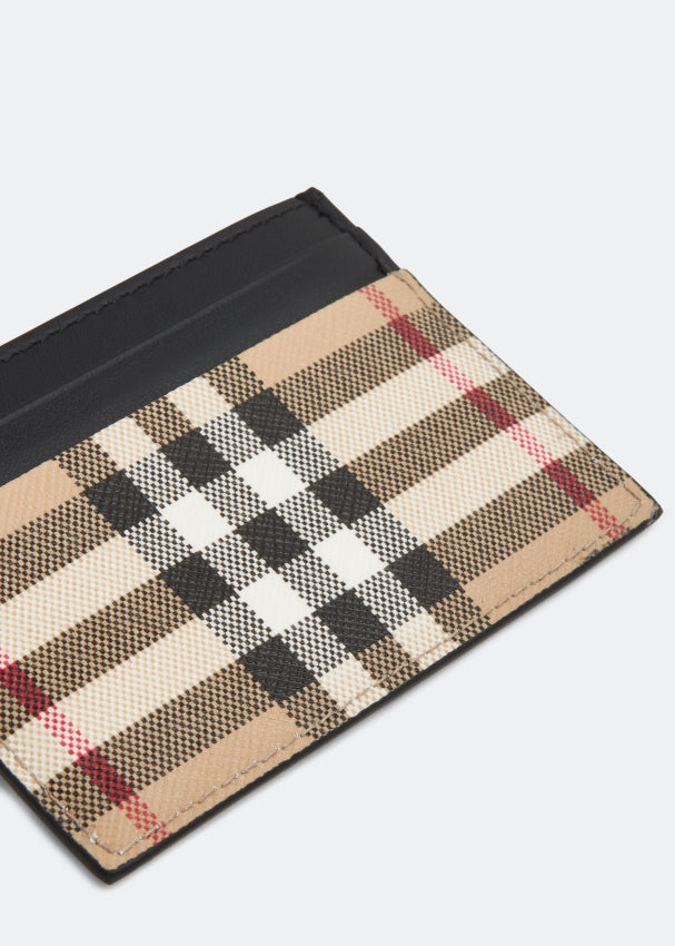 ví đựng thẻ Burberry Vintage Check and Leather Card Case Archive Beige 8065633 authentic tại blankroom hà nội, việt nam