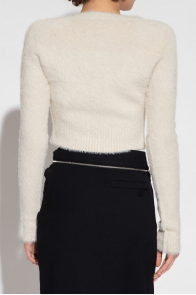 JACQUEMUS LA MAILLE NEVE MANCHES LONGUES OFF-WHITE BlankRoom