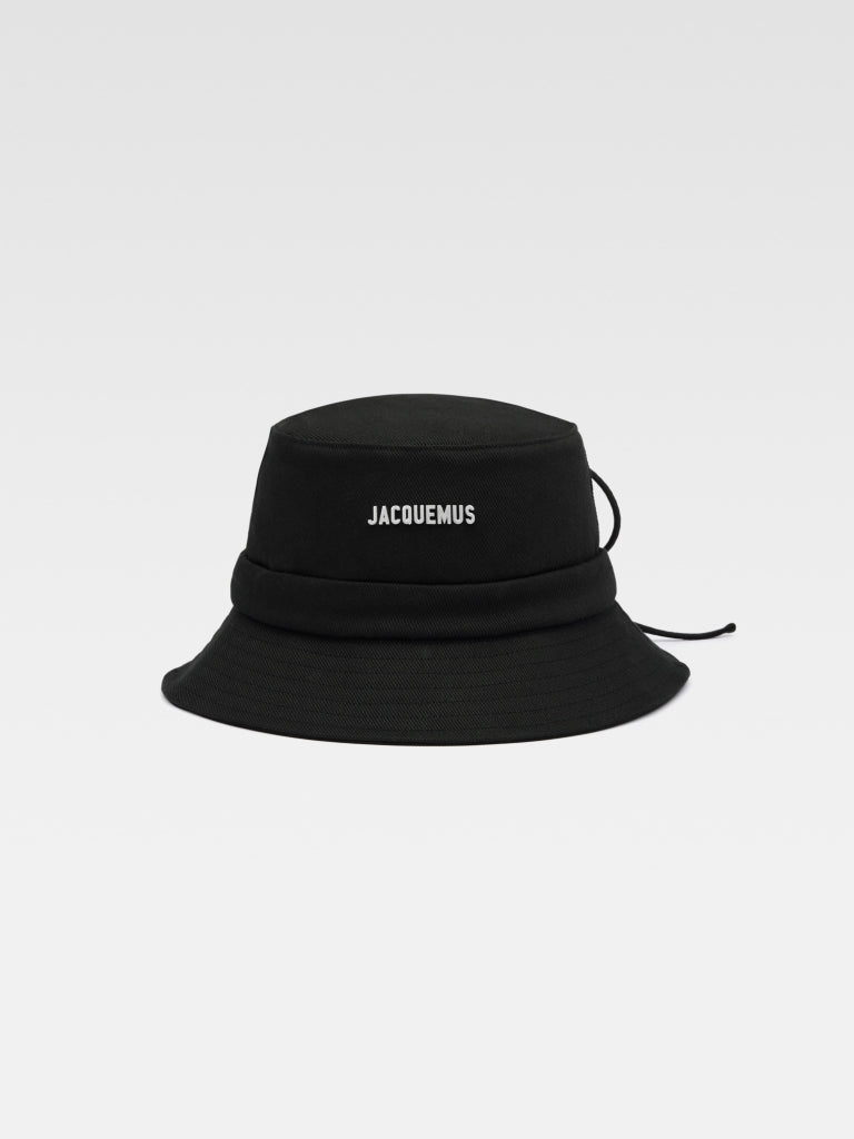 JACQUEMUS LE BOB GADJO LES CLASSIQUES BOW BUKET HAT BLACK BlankRoom