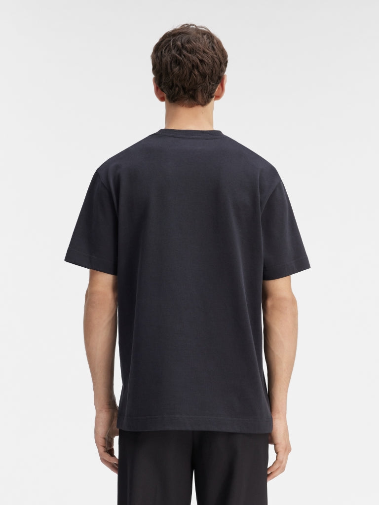 jacquemus le t-shirt gros grain black blank room