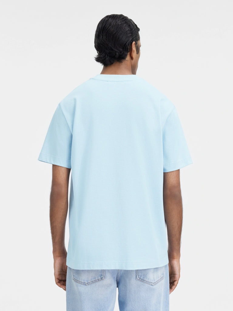 JACQUEMUS LE T-SHIRT GROS GRAIN LIGHT BLUE BlankRoom