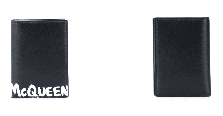 alexander mcqueen logo-print cardholder 6255231nt0b