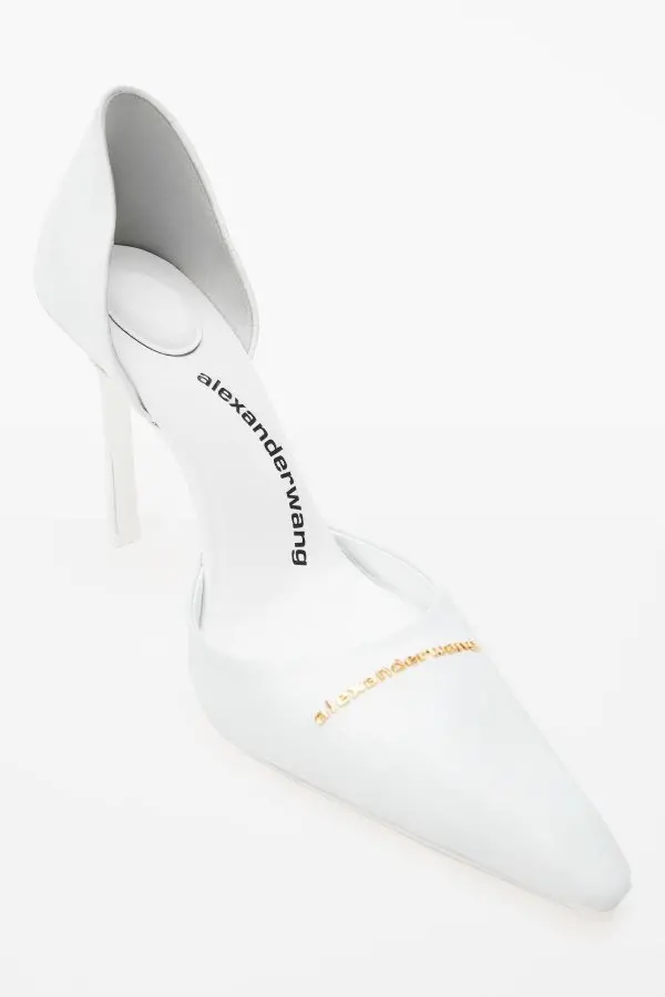 tổng thể ALEXANDER WANG VIOLA 105 PUMPS IN WHITE 30122P022100