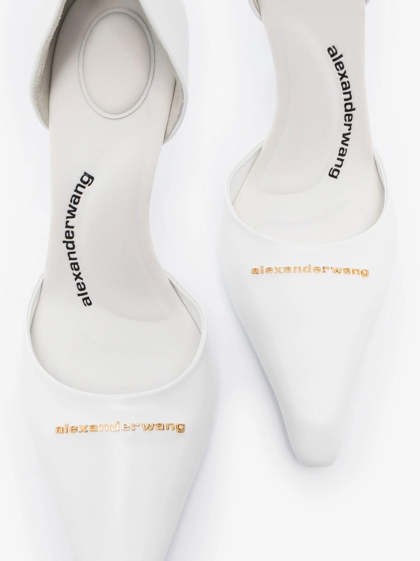 chi tiết ALEXANDER WANG VIOLA 105 PUMPS IN WHITE 30122P022100