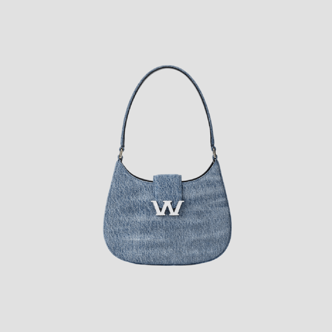 Alexander Wang W Legacy Small Denim Hobo Bag 20223R02T486
