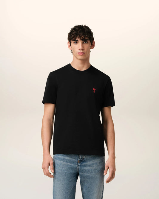 wearing Ami de Coeur Black Classic Fit T-Shirt BFUTS001.724 001