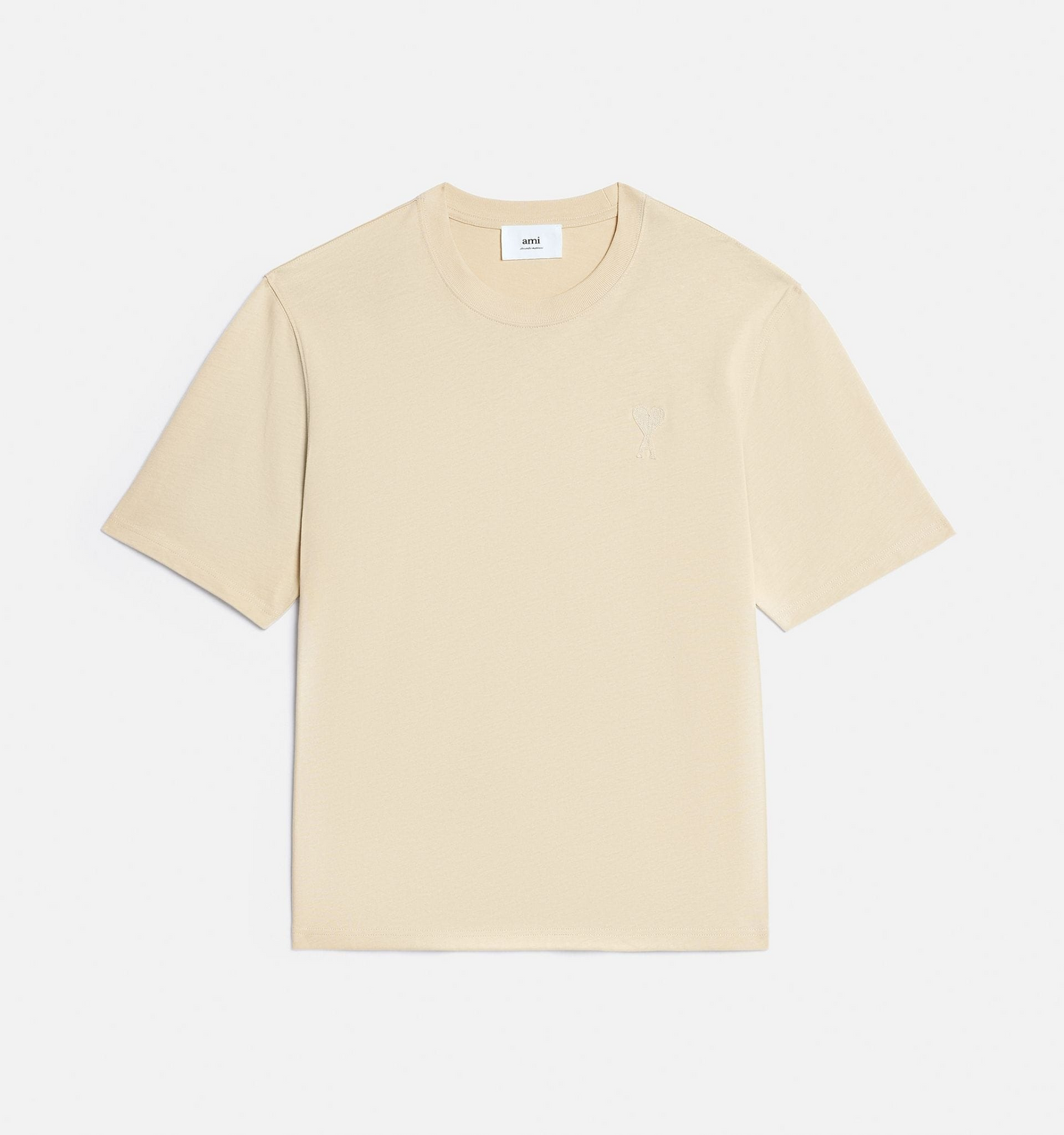 Ami De Coeur Vanilla-Beige Boxy Fit T-Shirt UTS004.726714