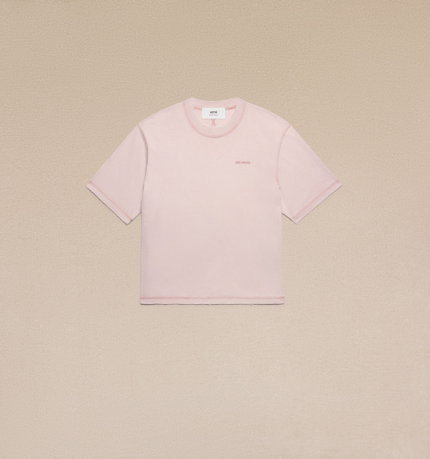 Ami Fade Out Pink Oversize T-Shirt UTS016.JE0051679