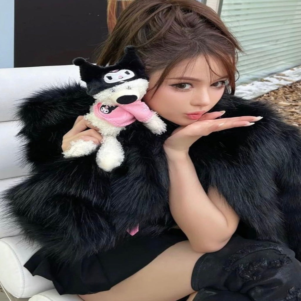 áo 13de marzo jacket fur kuromi