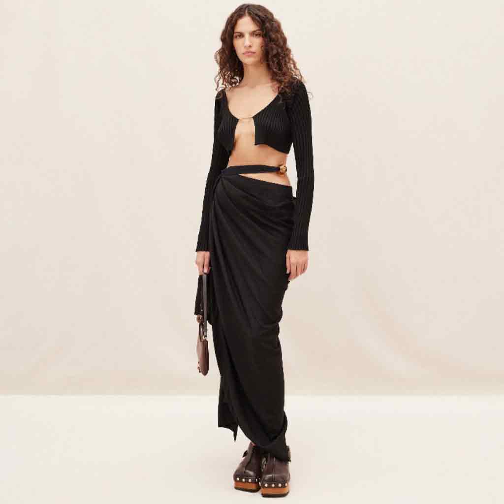 áo jacquemus la maille pralù black blank room hà nội