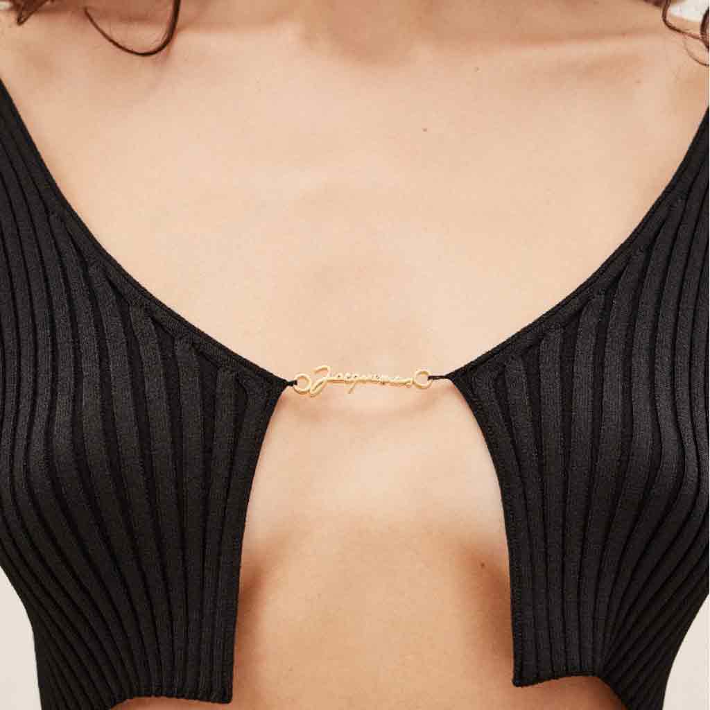 áo jacquemus la maille pralù black